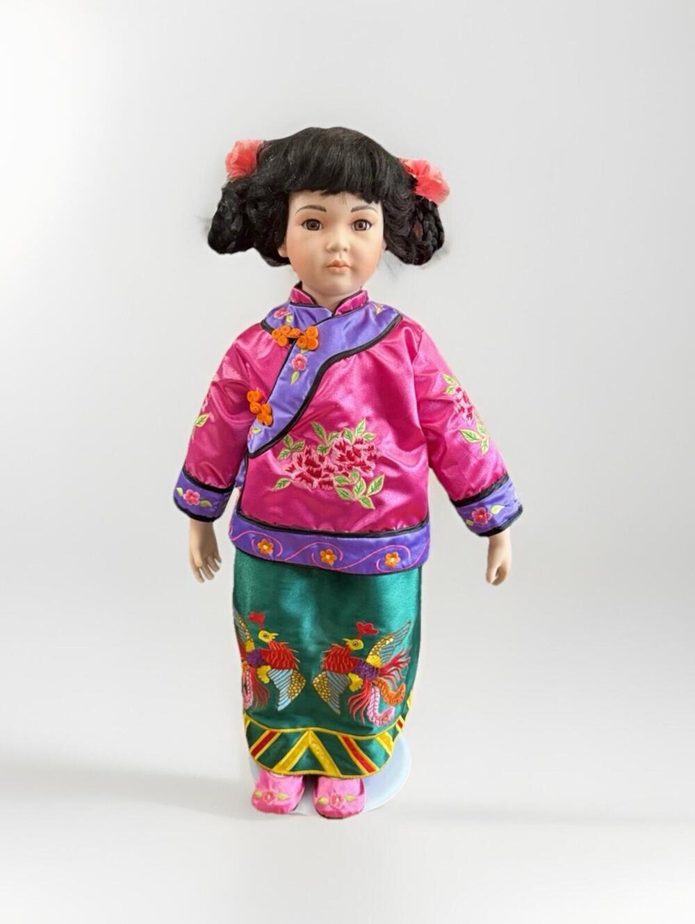Vintage Porcelain Doll Collection By Willian Tung Little Phoenix 629/1500 1996